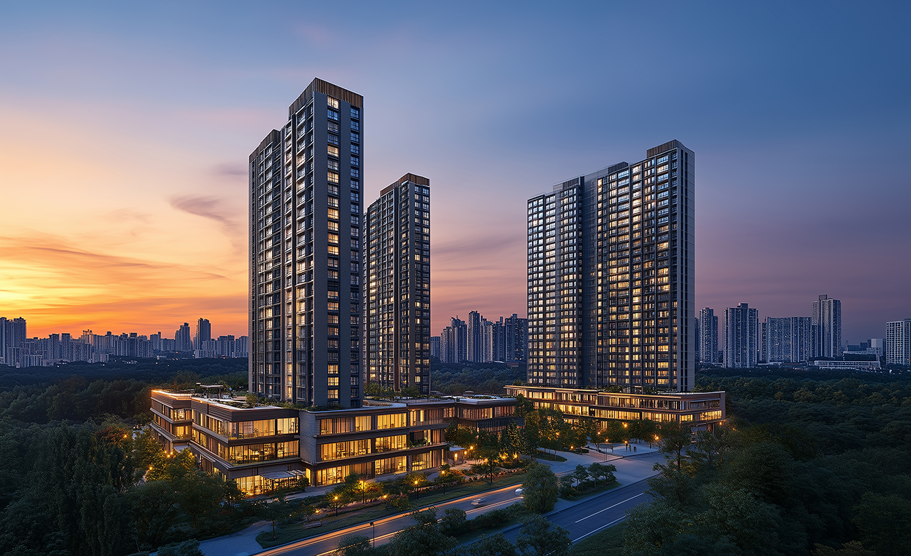 총 3,214세대 대단지의 품격